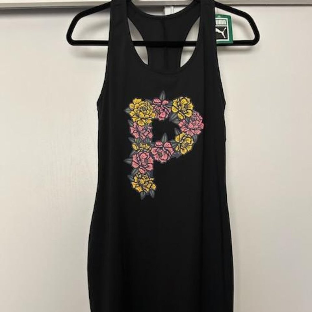🌸 Puma Flourish XTG Floral Racerback Tank Dress